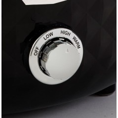 FRITEL Family Slow Cooker 5.5L - Black/Chrome - Perfect for Effortless Cooking & Family Meals!